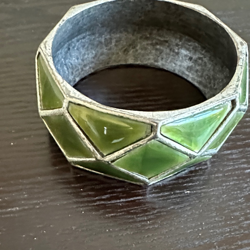 Nine West Green Geometric Women's Bracelet